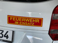 Magnetschild „FEUERWEHR im Einsatz“  reflektierend 30 x 8 cm