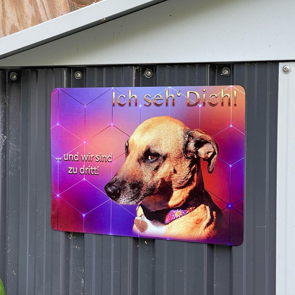 Magnetschild WUNSCHTEXT / -MOTIV 30 x 20 cm