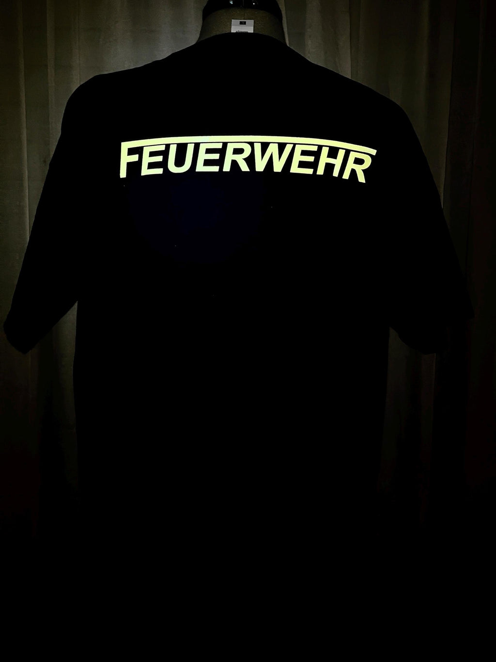 T-Shirt FEUERWEHR mit reflektierendem Brust- und Rückendruck