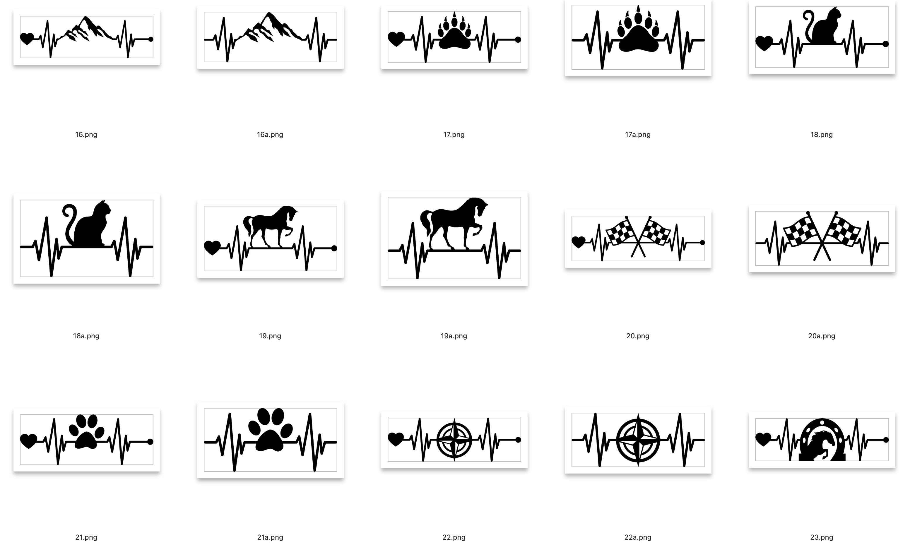 T-Shirt HEARTBEAT - Wunschdruck