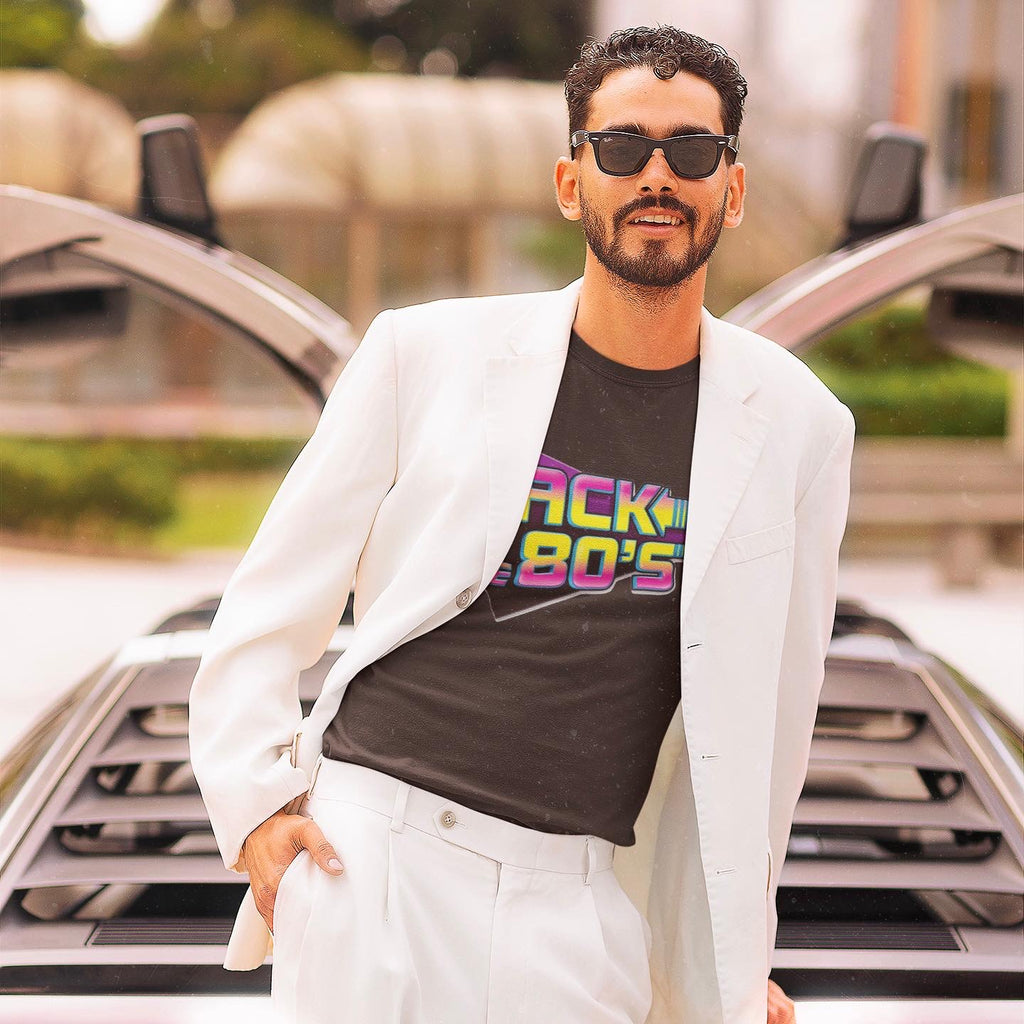 T-Shirt „Back to the 80‘s“ Vintage Retro Shirt 80er