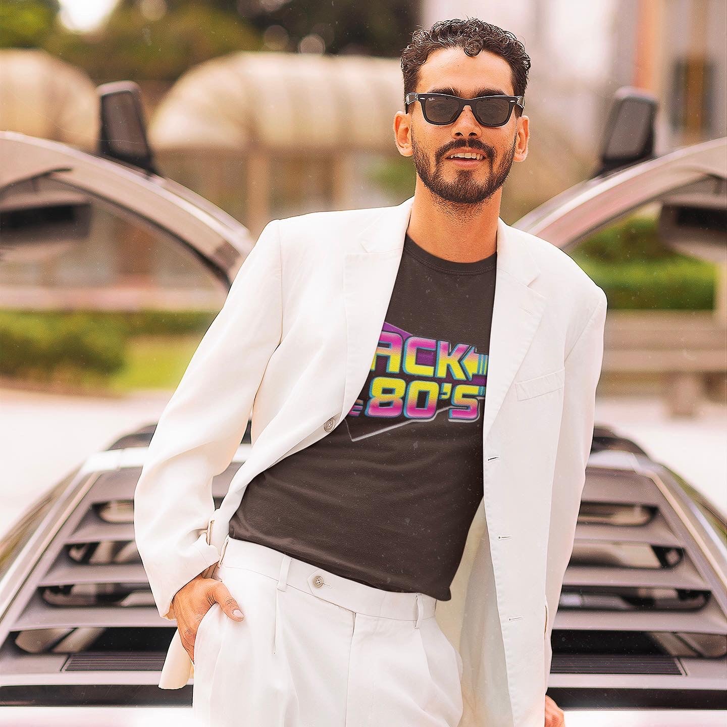 T-Shirt „Back to the 80‘s“ Vintage Retro Shirt 80er