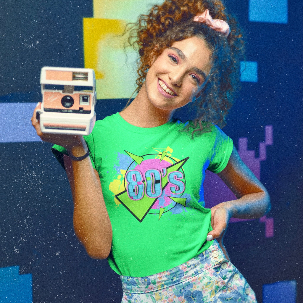 T-Shirt „Back to the 80‘s“ Vintage Retro Shirt 80er