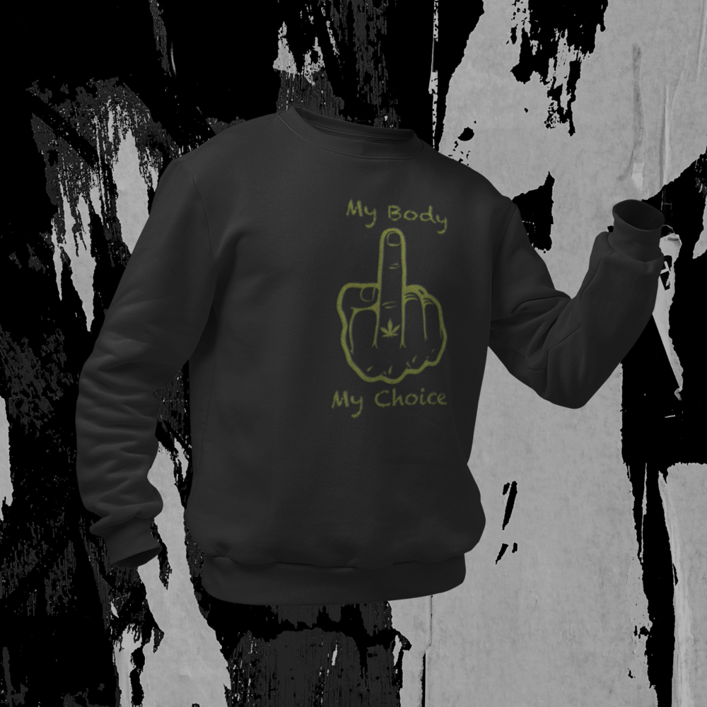 Sweatshirt My Body - My Choice Set-In-Sweat 80/20 Sweater Pullover