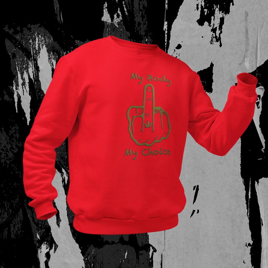 Sweatshirt My Body - My Choice Set-In-Sweat 80/20 Sweater Pullover