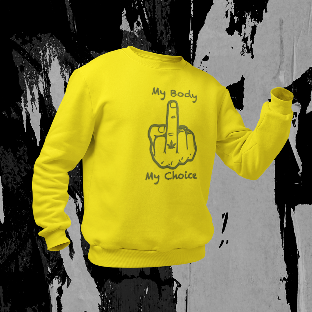 Sweatshirt My Body - My Choice Set-In-Sweat 80/20 Sweater Pullover