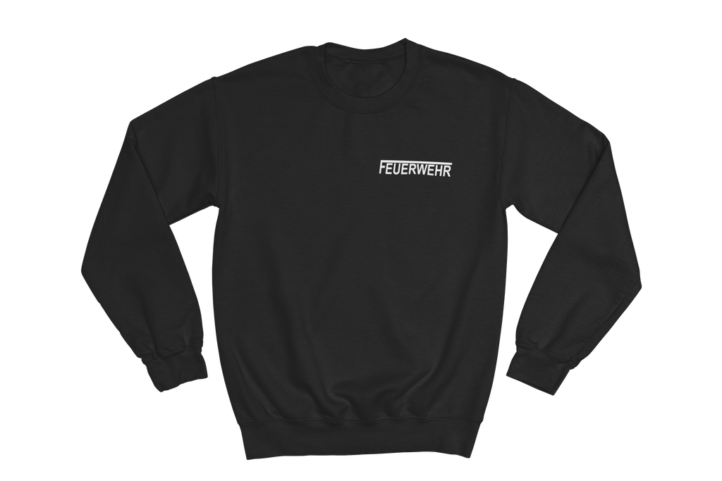 Sweatshirt FEUERWEHR mit reflektierendem Brust- und Rückendruck