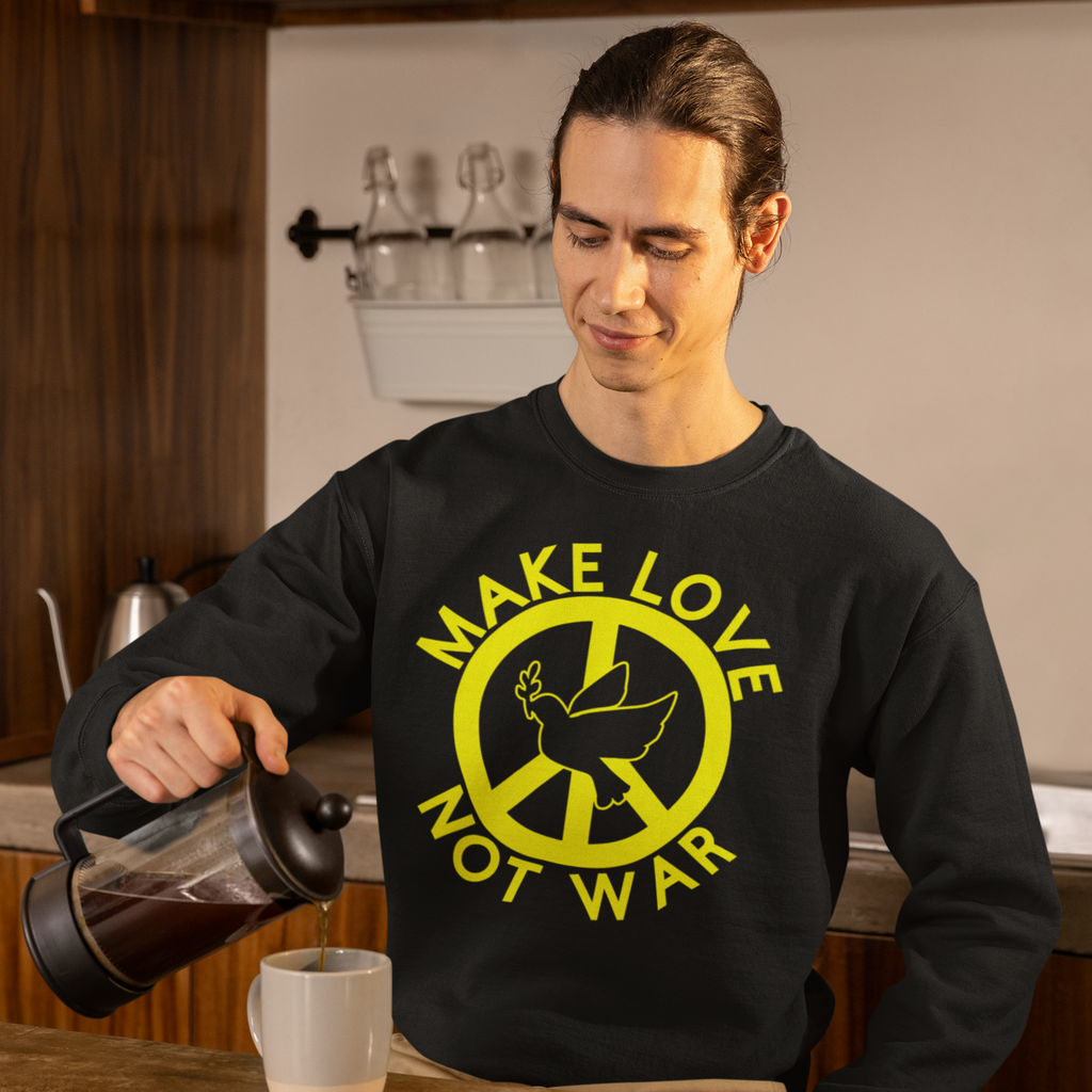 Sweatshirt MAKE LOVE not WAR  80/20