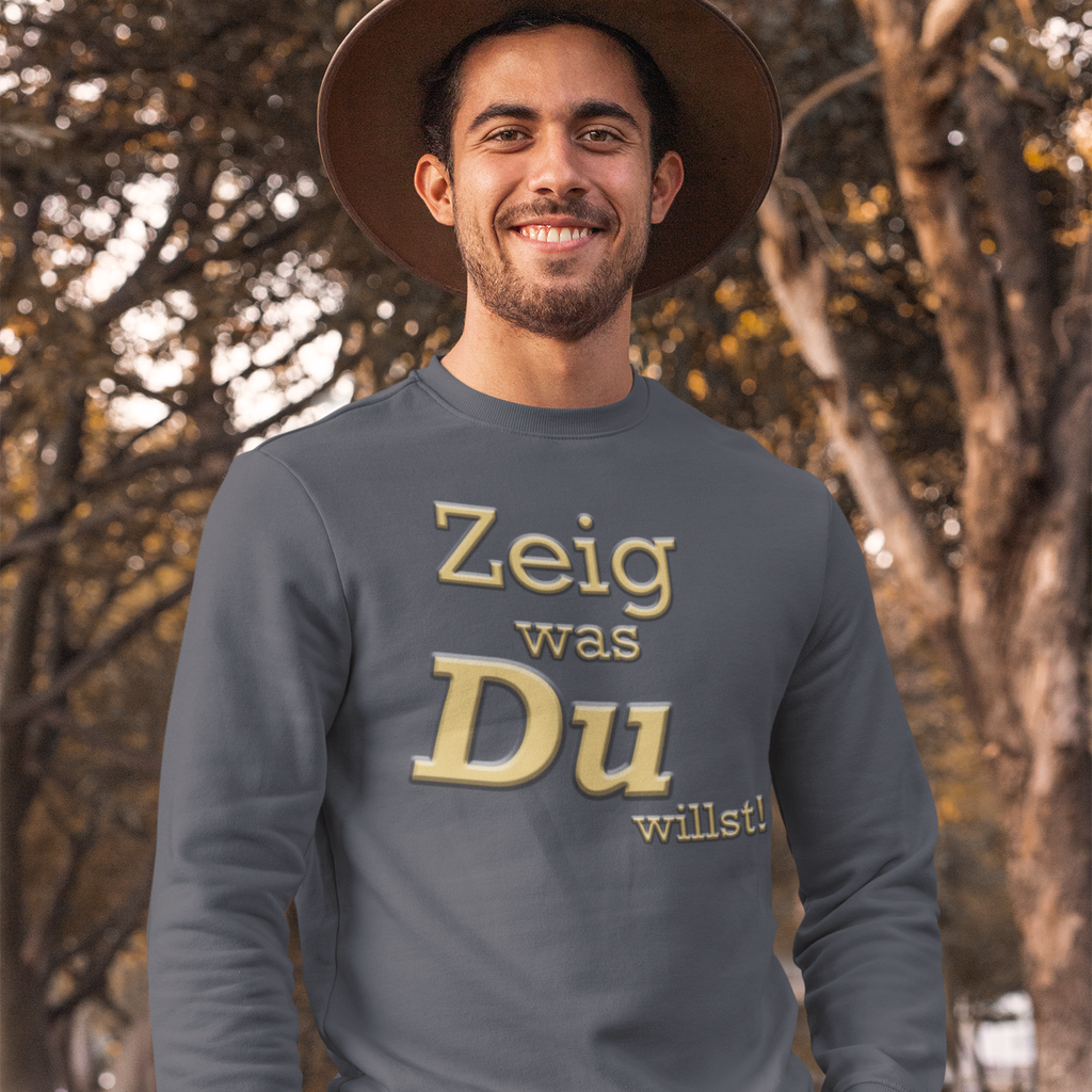 Sweatshirt WUNSCHDRUCK / WUNSCHTEXT - Sweater Longshirt personalisiert