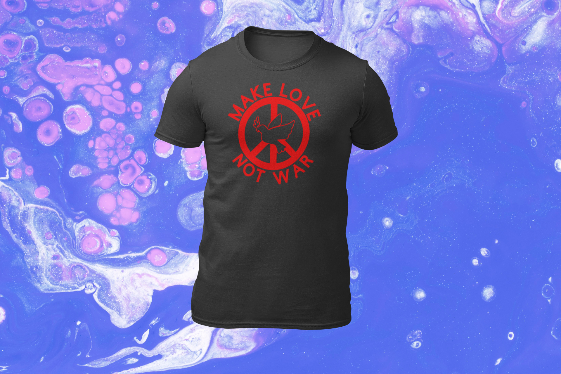 T-Shirt MAKE LOVE not WAR