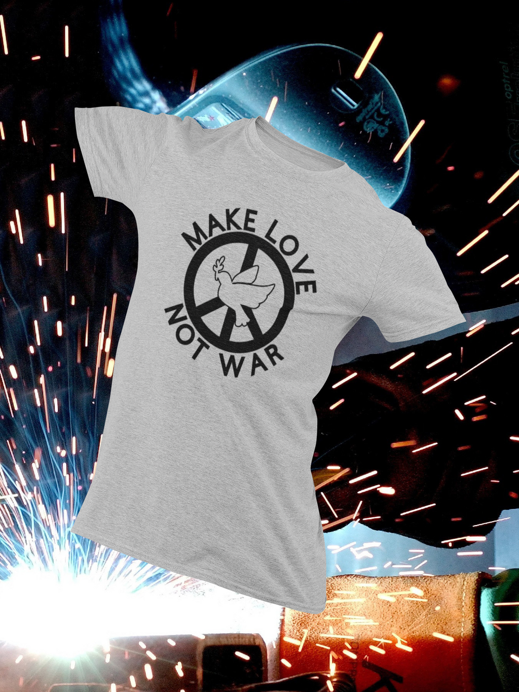 T-Shirt MAKE LOVE not WAR