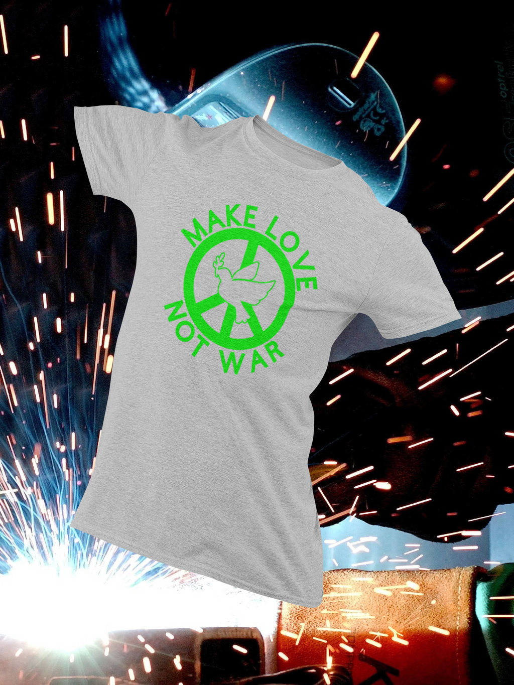 T-Shirt MAKE LOVE not WAR