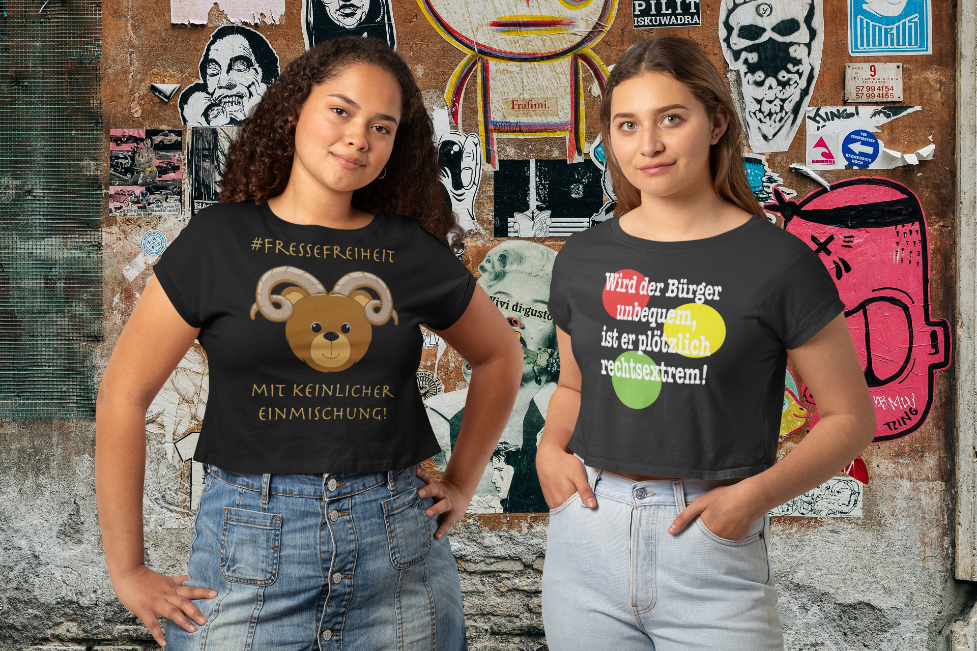 T-Shirt „Wird der Bürger unbequem…“