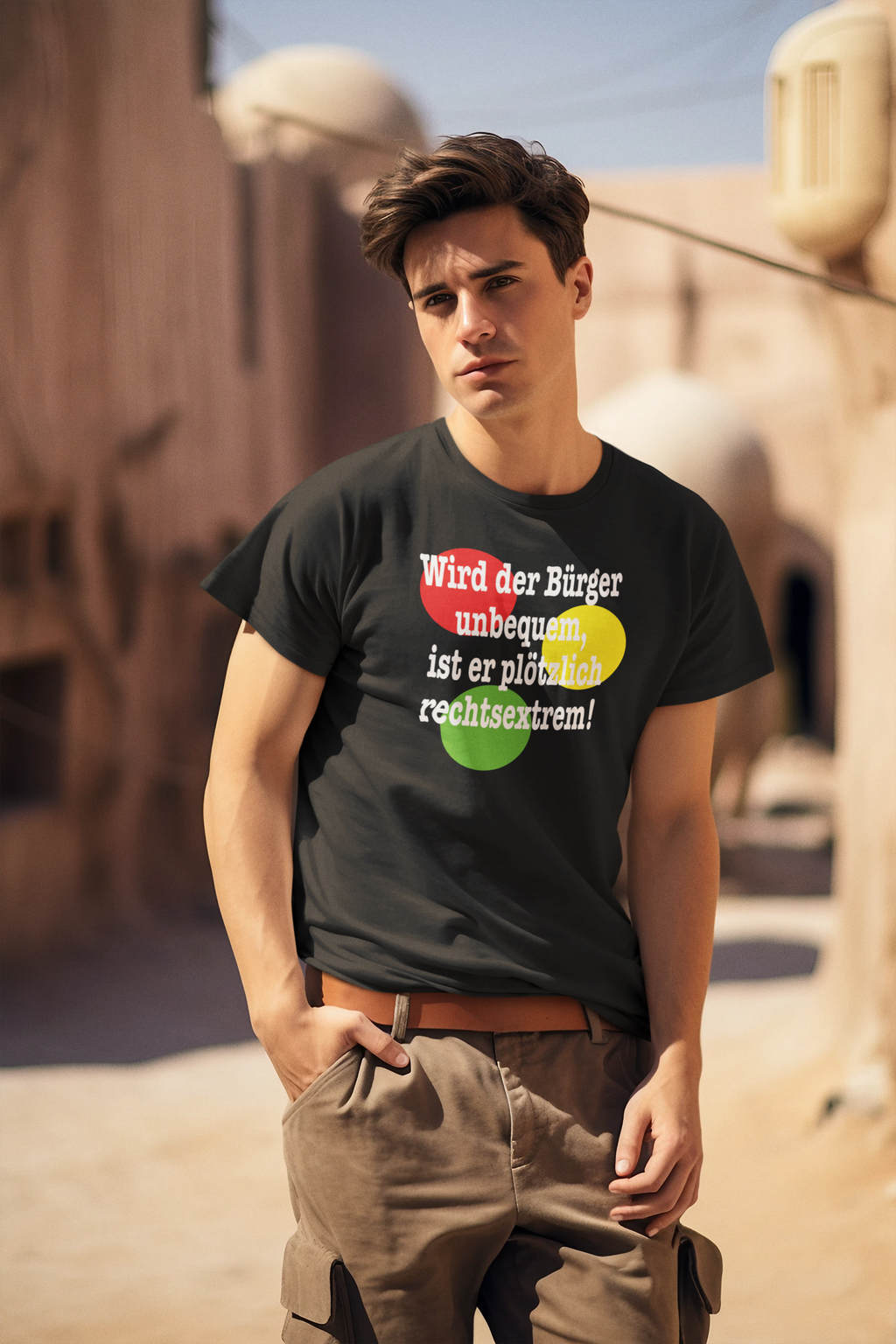 T-Shirt „Wird der Bürger unbequem…“