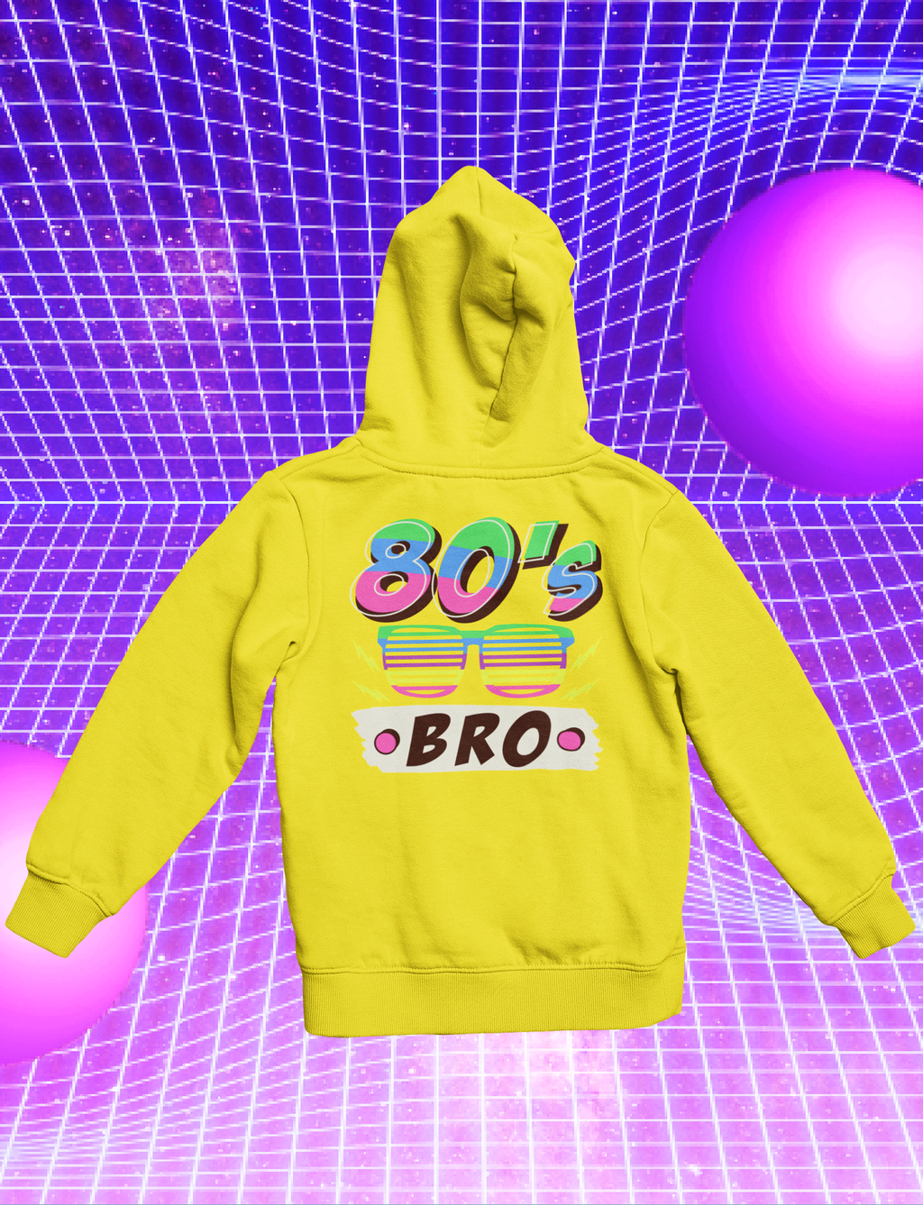 Hoodie  „Back To The 80‘s“ Sweater Kapuzenpullover