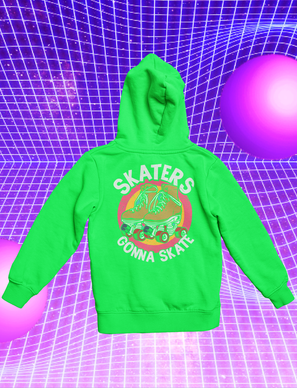 Hoodie  „Back To The 80‘s“ Sweater Kapuzenpullover