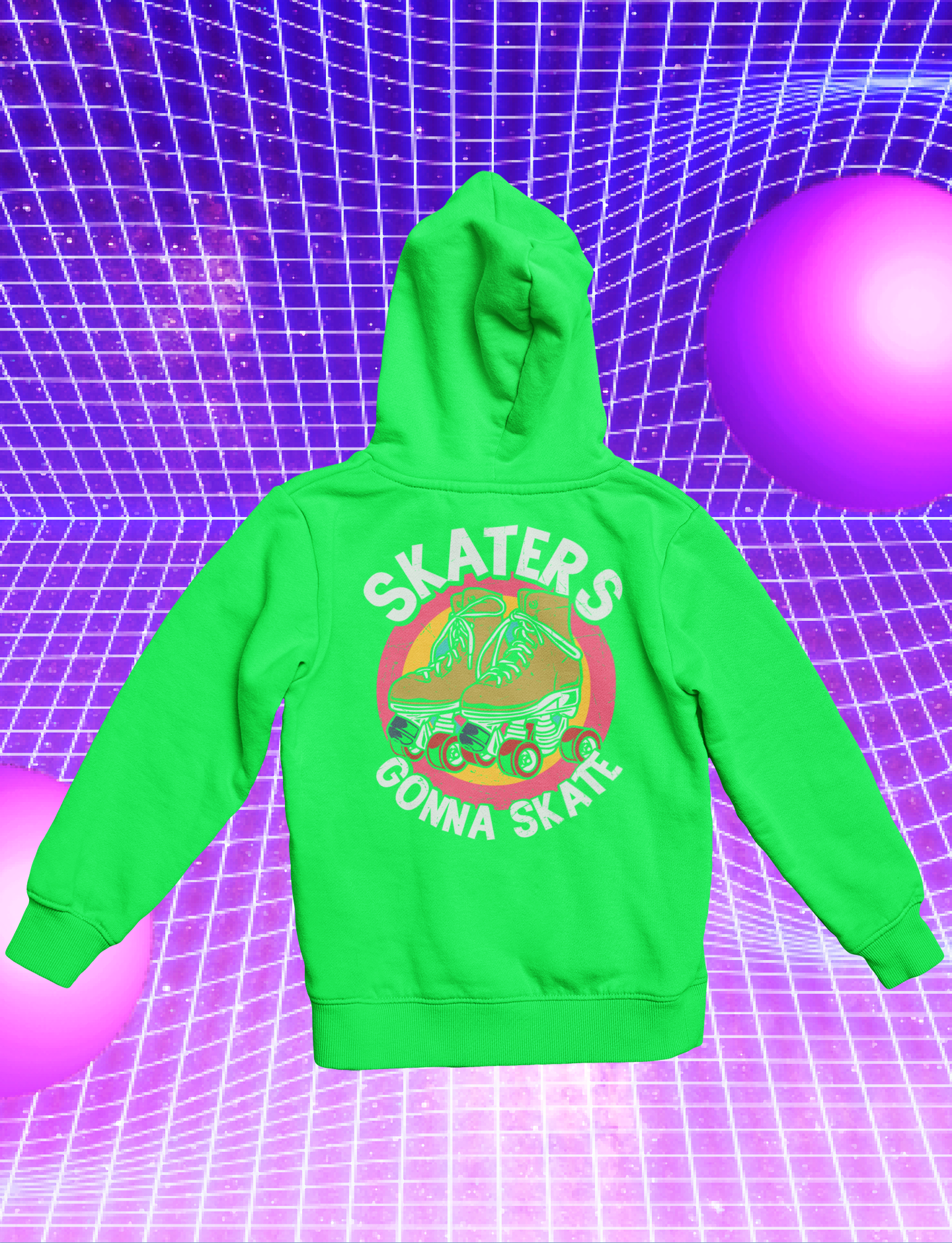 Hoodie  „Back To The 80‘s“ Sweater Kapuzenpullover