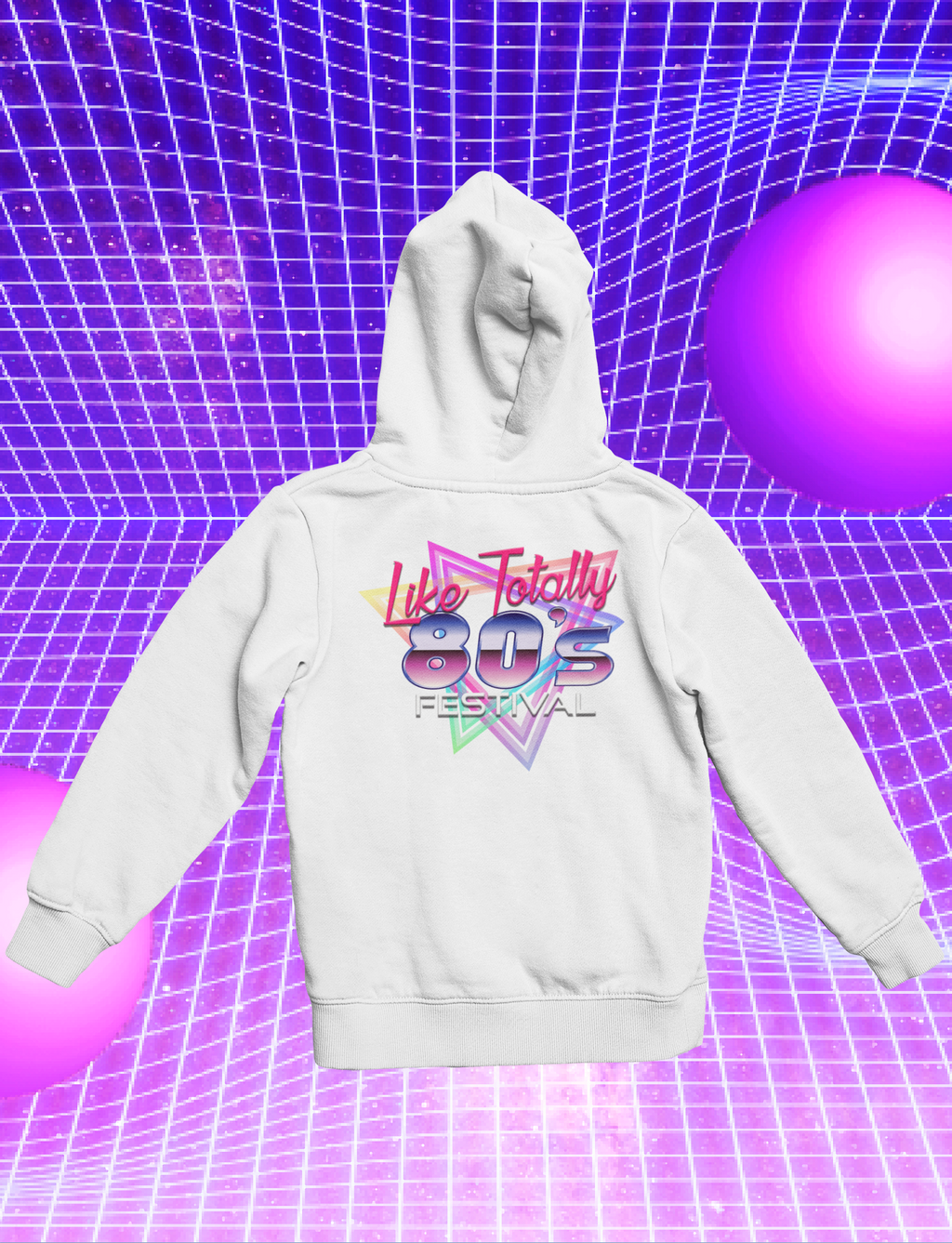 Hoodie  „Back To The 80‘s“ Sweater Kapuzenpullover