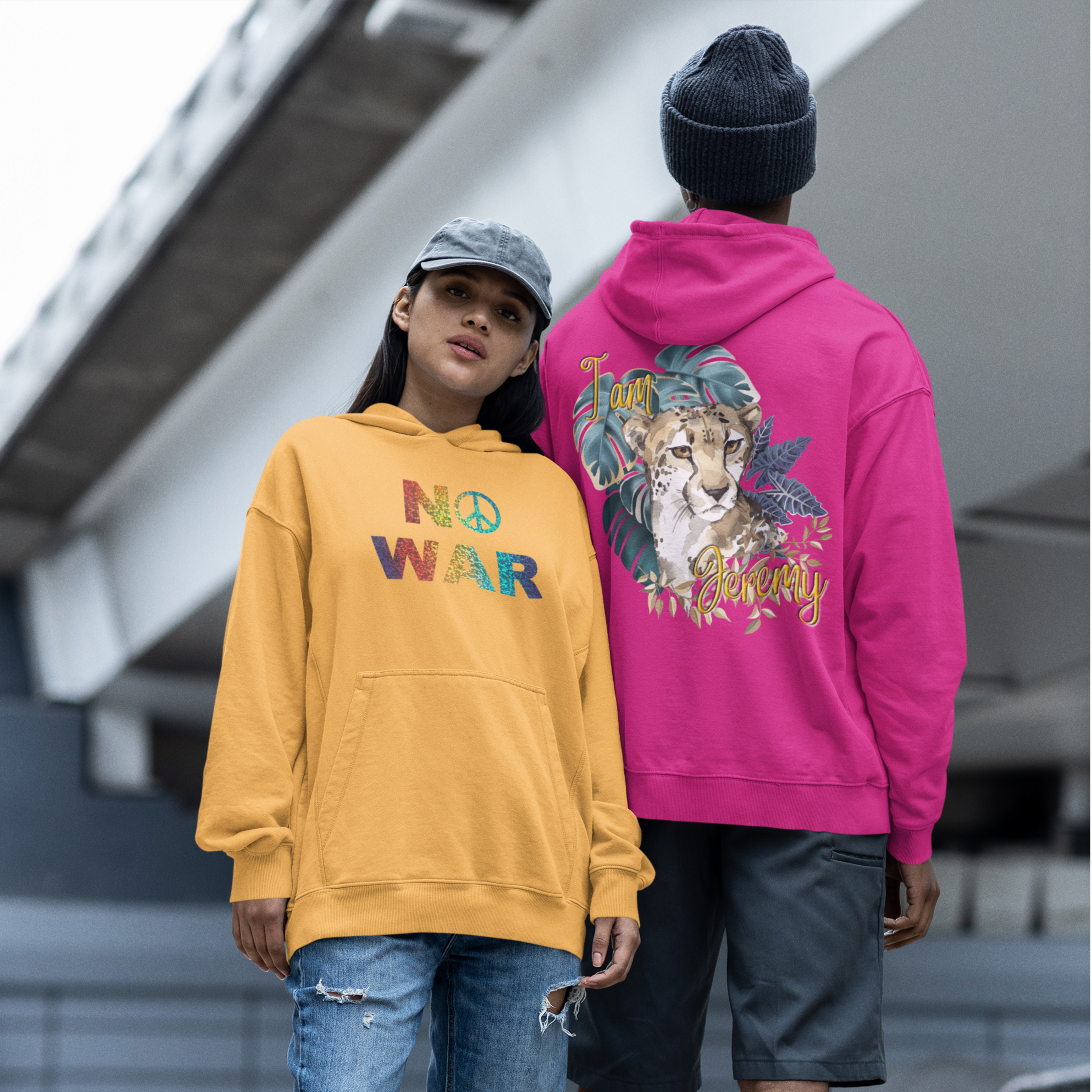 Hoodie  WUNSCHDRUCK / WUNSCHTEXT Sweater Kapuzenpullover