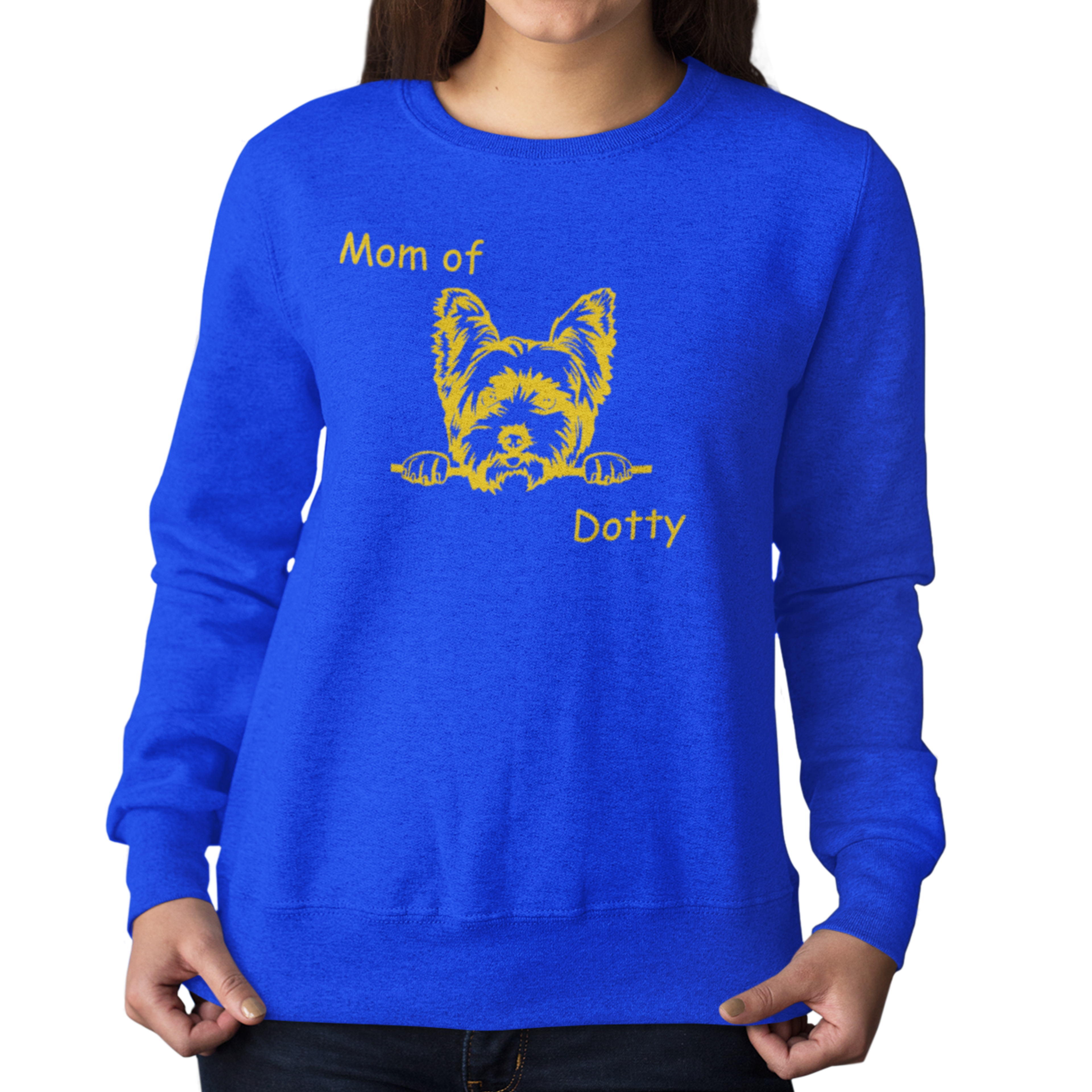 Sweatshirt MOM of / DAD of "Name" Ihrer Fellnase  und Hunderasse - personalisiert