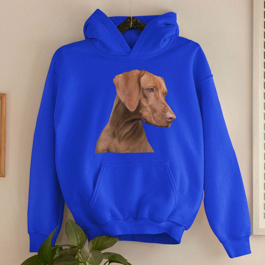 Hoodie mit Hundeportrait Hundekopf - personalisiert mit den Namen Ihrer liebsten Fellnase