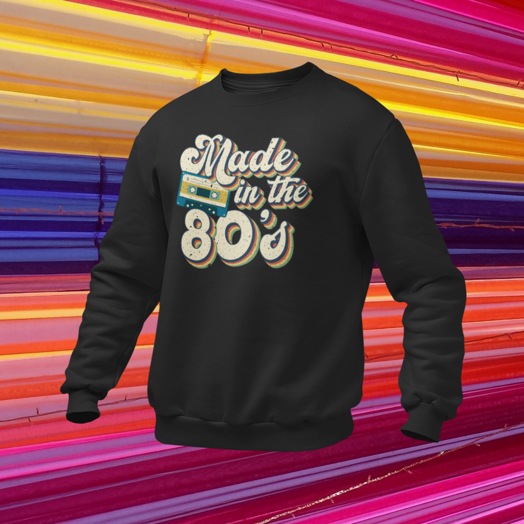 Sweatshirt „Back To The 80‘s“ Set-In-Sweat 80/20