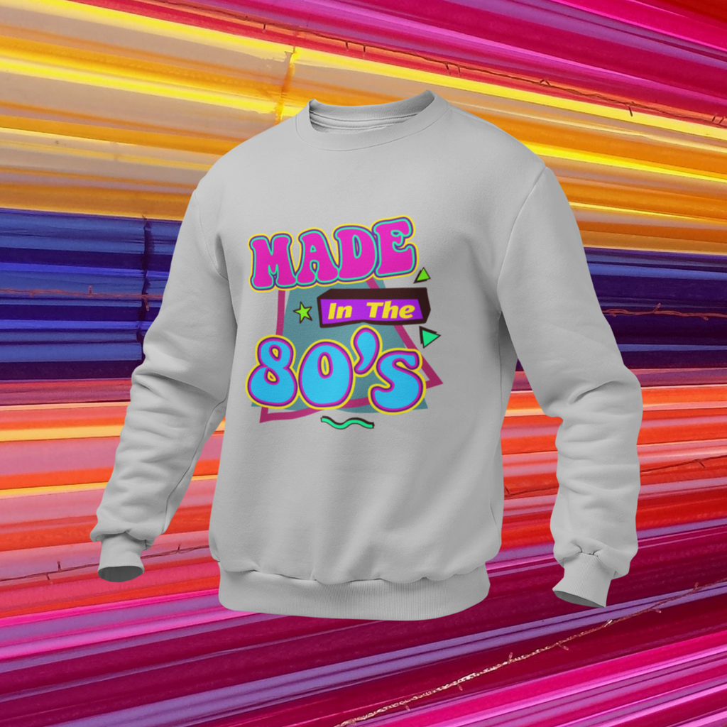 Sweatshirt „Back To The 80‘s“ Set-In-Sweat 80/20