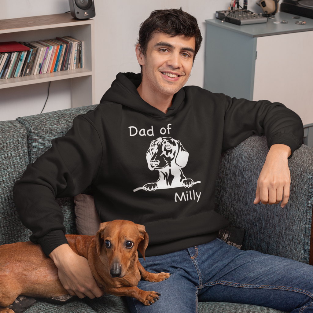 Hoodie MOM of / DAD of "Name" Ihrer Fellnase  und Hunderasse - personalisiert