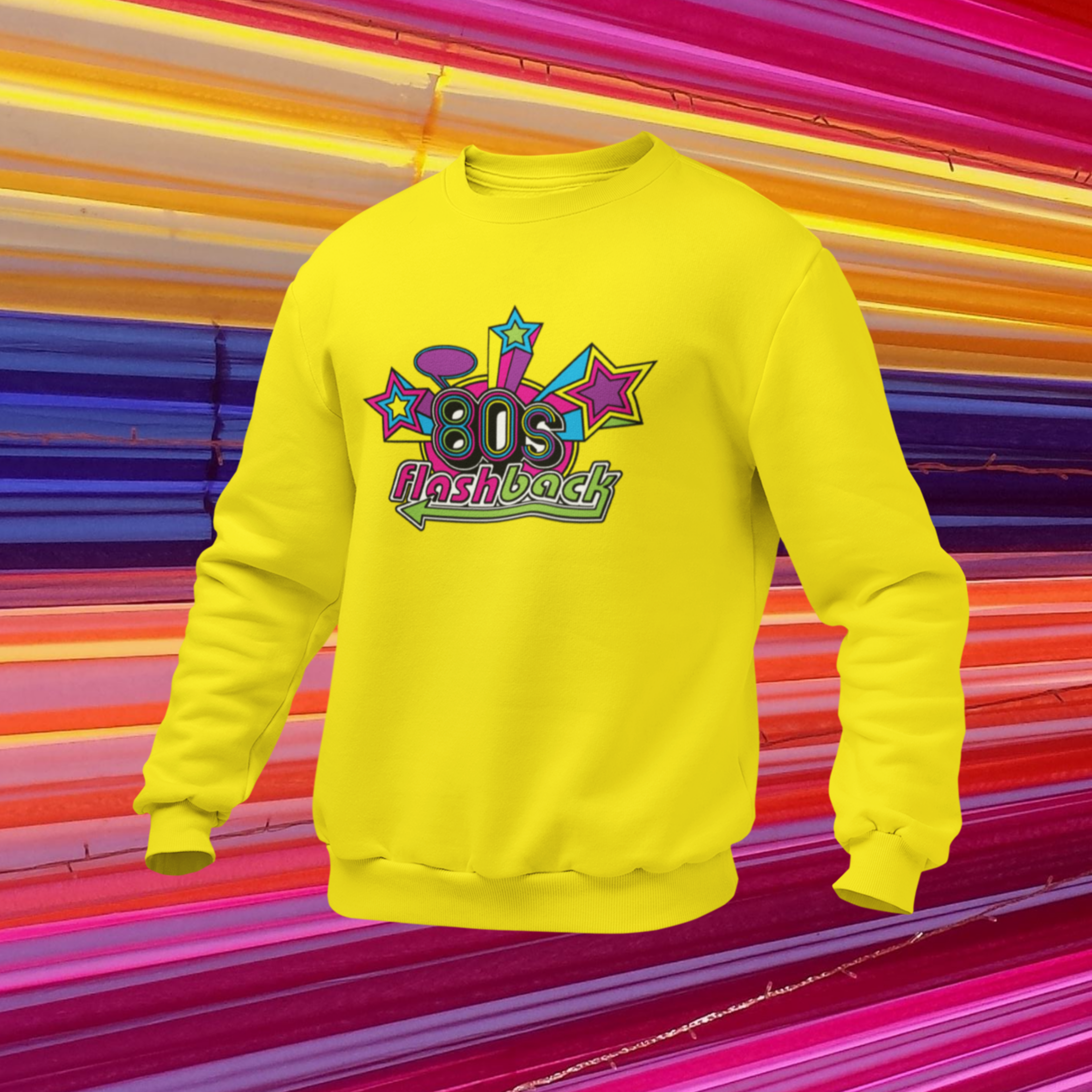 Sweatshirt „Back To The 80‘s“ Set-In-Sweat 80/20
