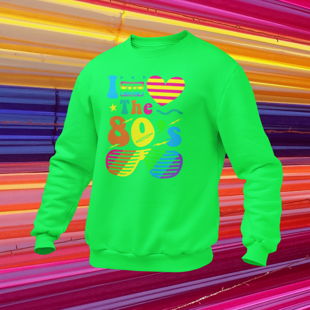 Sweatshirt „Back To The 80‘s“ Set-In-Sweat 80/20