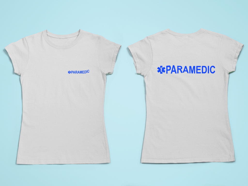 T-Shirt PARAMEDIC mit reflektierendem Druck