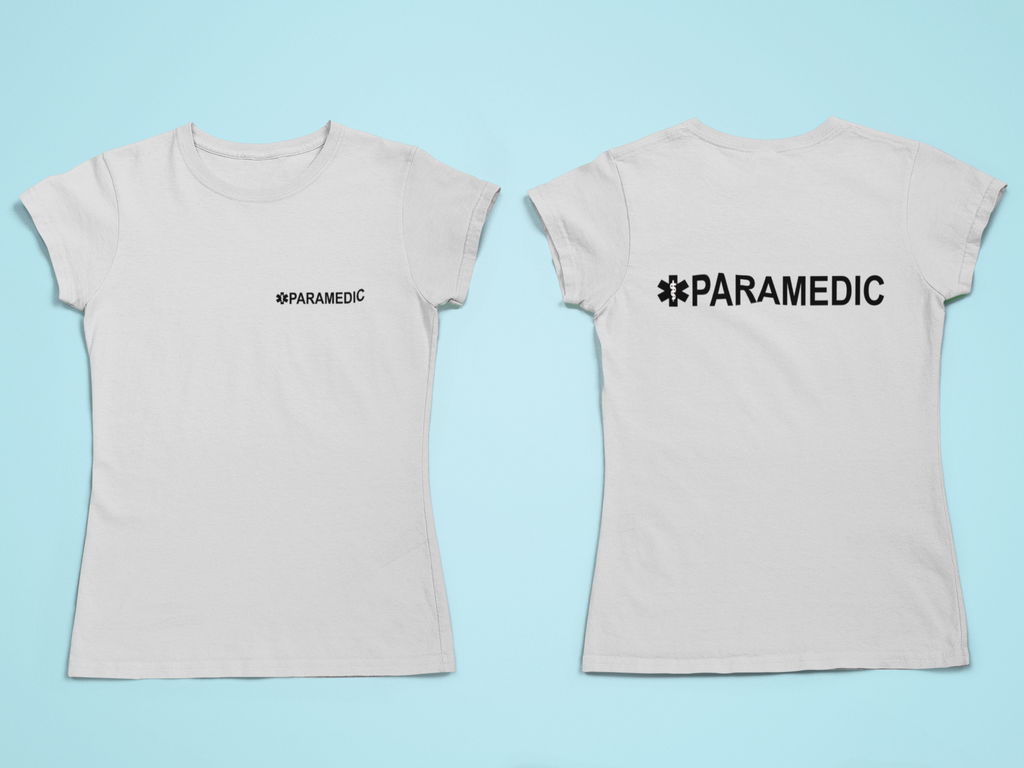 T-Shirt PARAMEDIC mit reflektierendem Druck