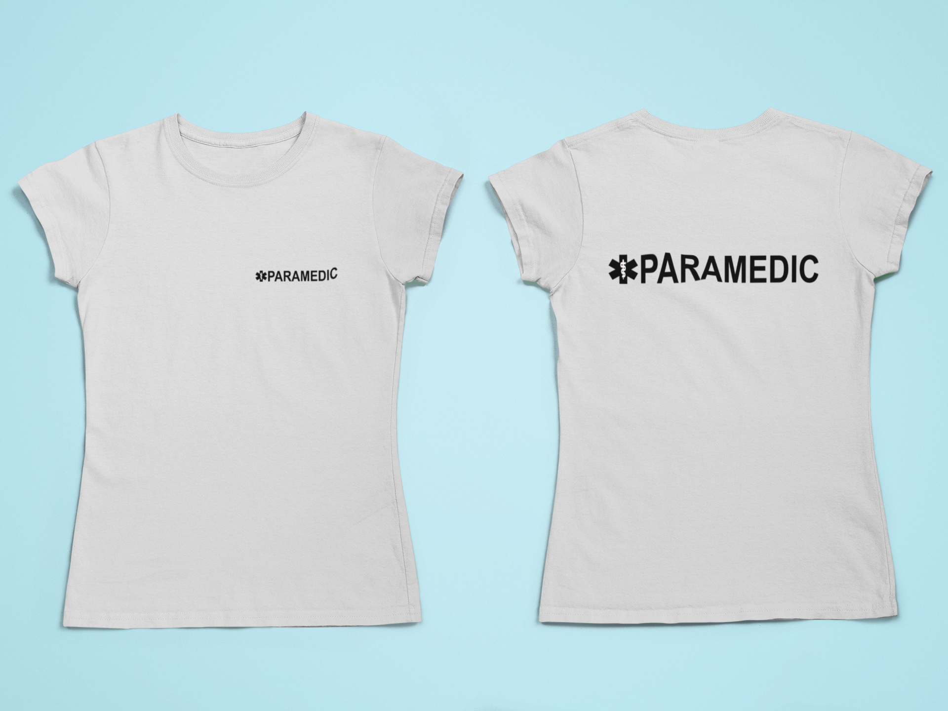 T-Shirt PARAMEDIC mit reflektierendem Druck