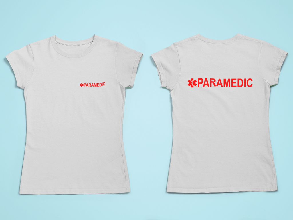 T-Shirt PARAMEDIC mit reflektierendem Druck