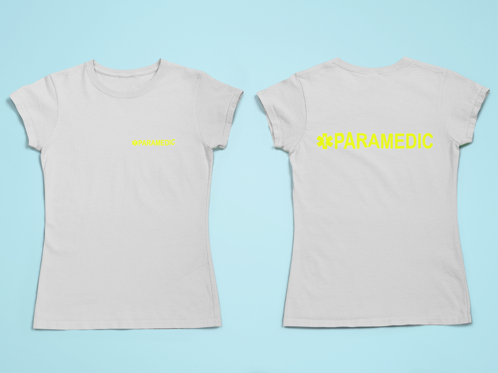 T-Shirt PARAMEDIC mit reflektierendem Druck