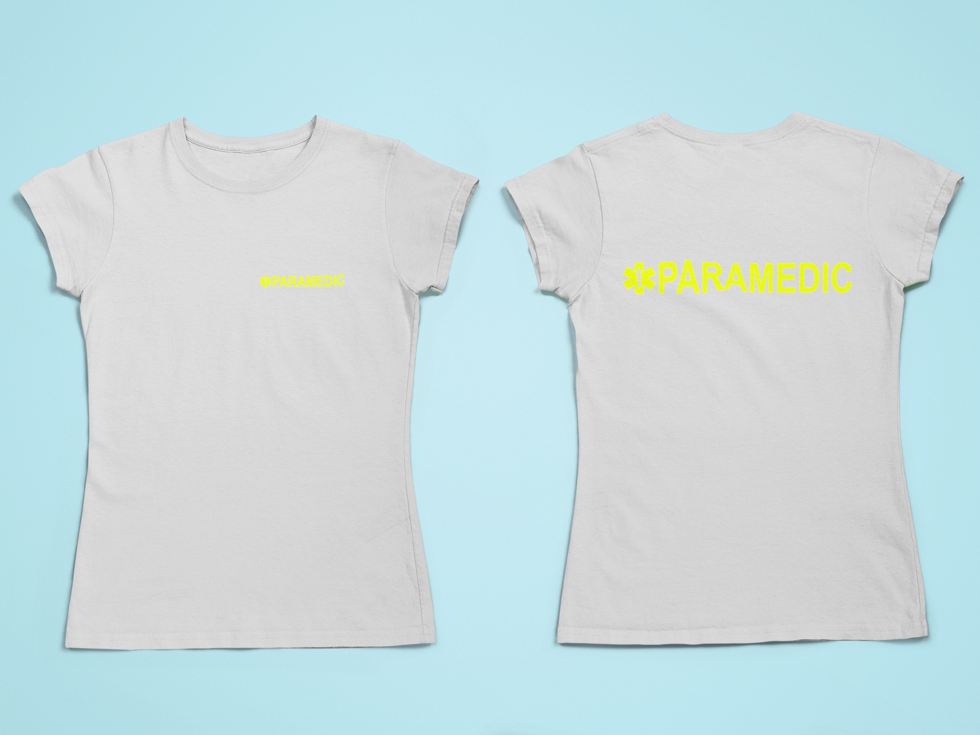 T-Shirt PARAMEDIC mit reflektierendem Druck