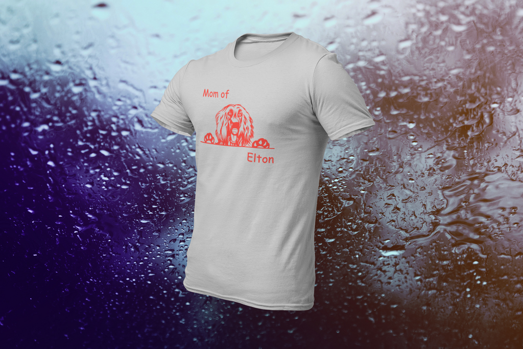 T-Shirt MOM of / DAD of "Name" Ihrer Fellnase  und Hunderasse - personalisiert