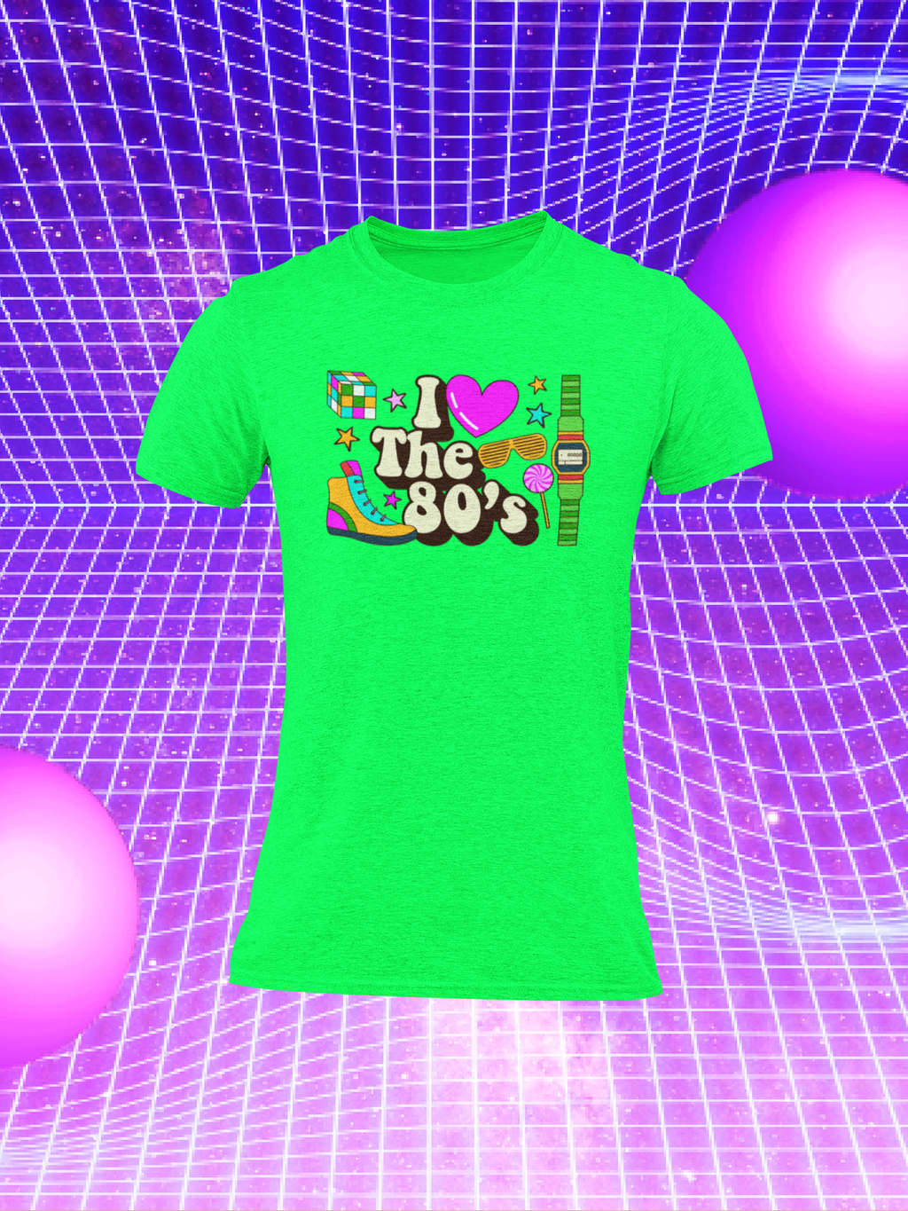 T-Shirt „Back to the 80‘s“ Vintage Retro Shirt 80er