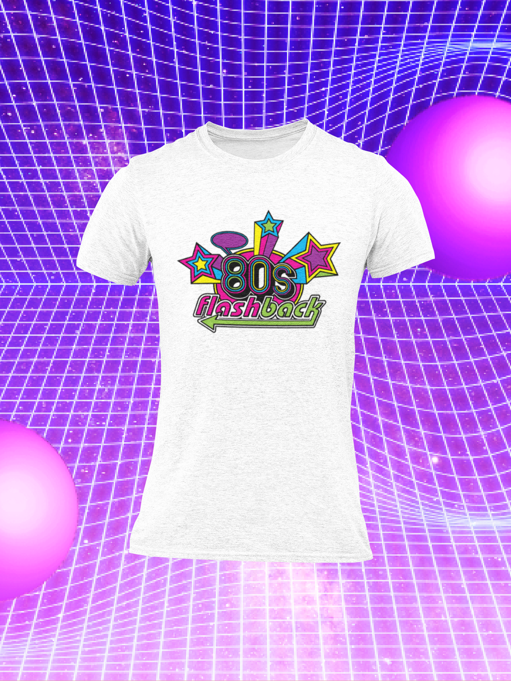 T-Shirt „Back to the 80‘s“ Vintage Retro Shirt 80er
