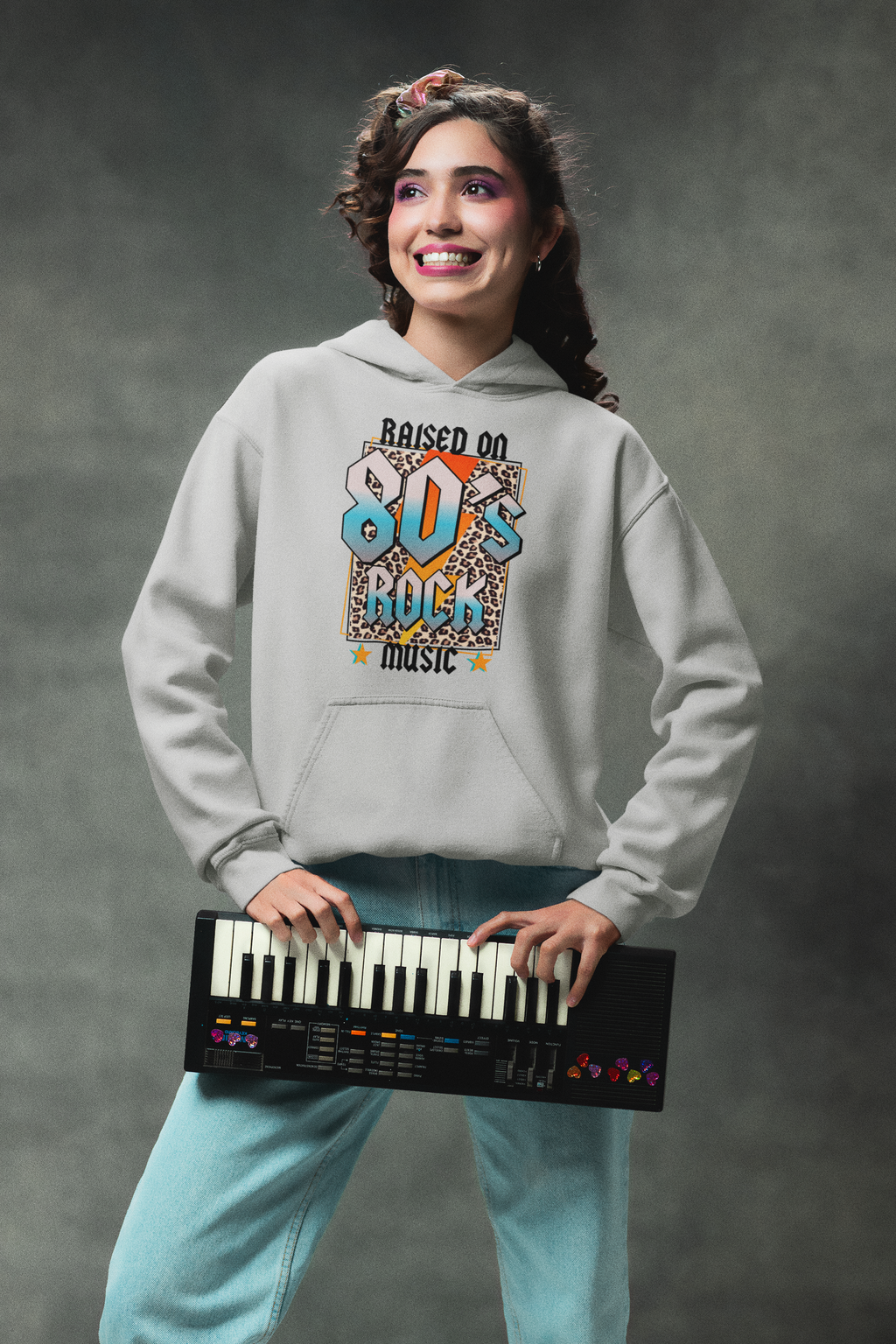Hoodie  „Back To The 80‘s“ Sweater Kapuzenpullover
