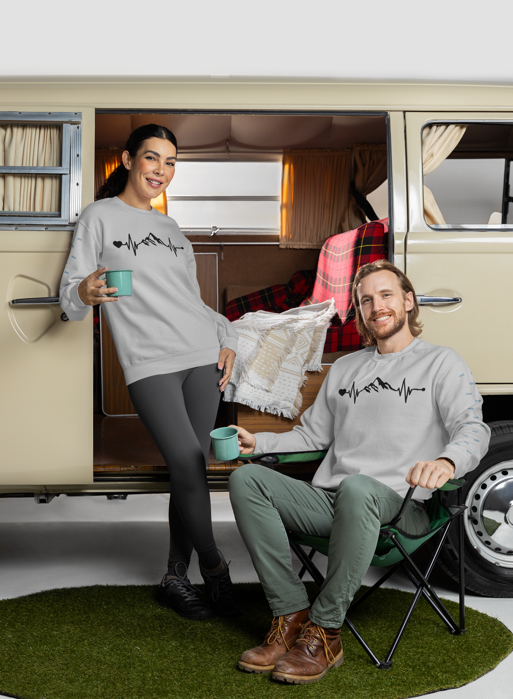 Sweatshirt HEARTBEAT - 80/20 lightweight