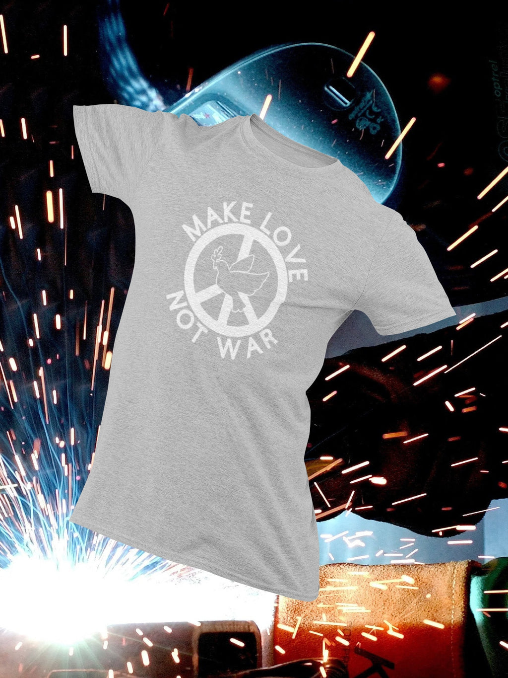 T-Shirt MAKE LOVE not WAR