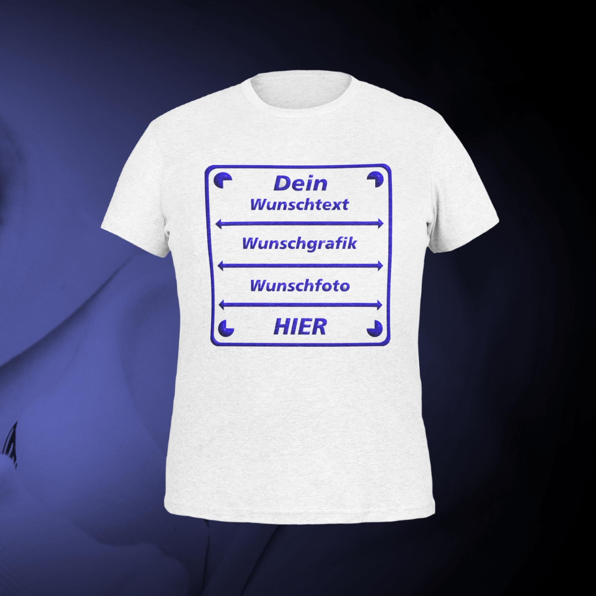 T-Shirt WUNSCHDRUCK / WUNSCHTEXT personalisiert