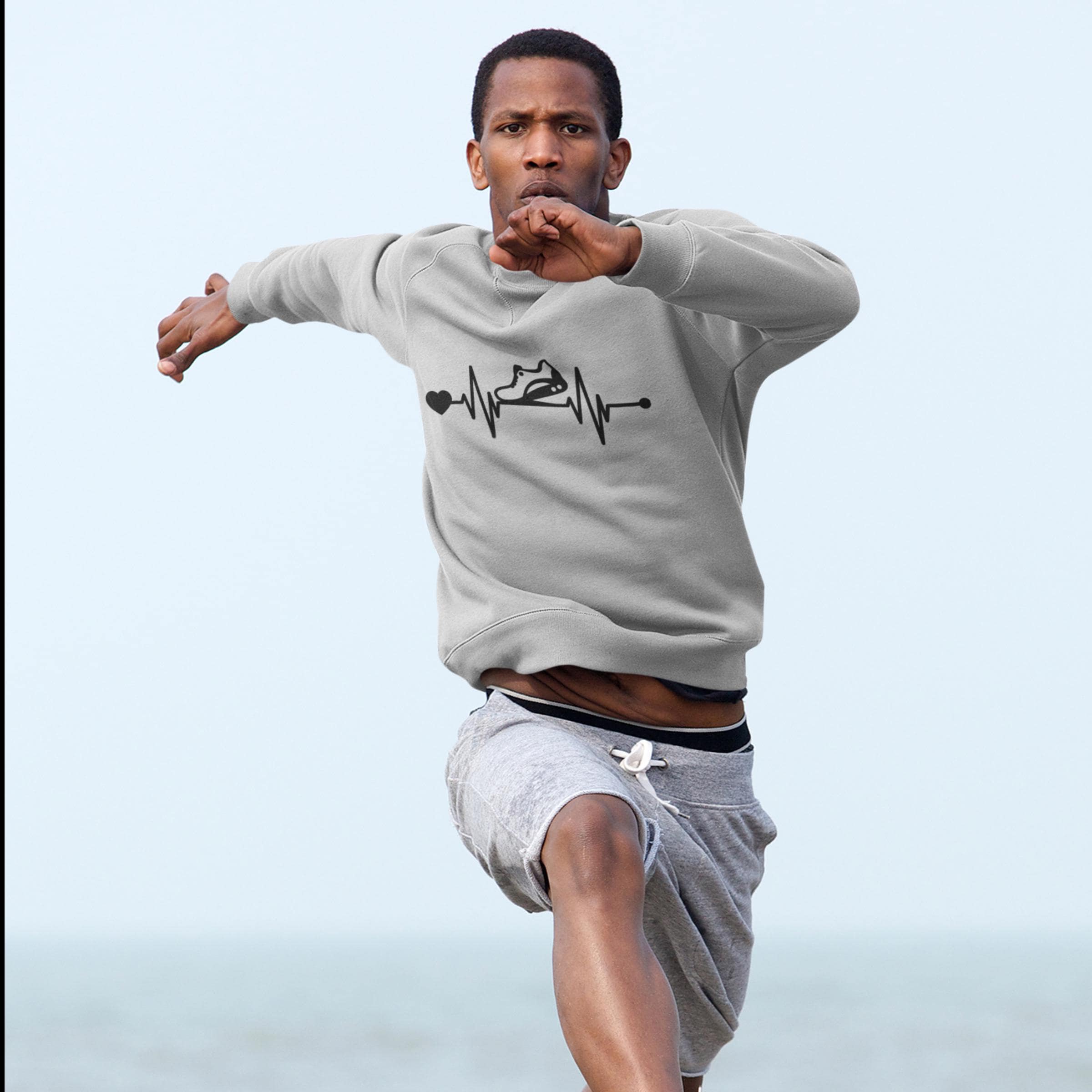 Sweatshirt HEARTBEAT - 80/20 lightweight