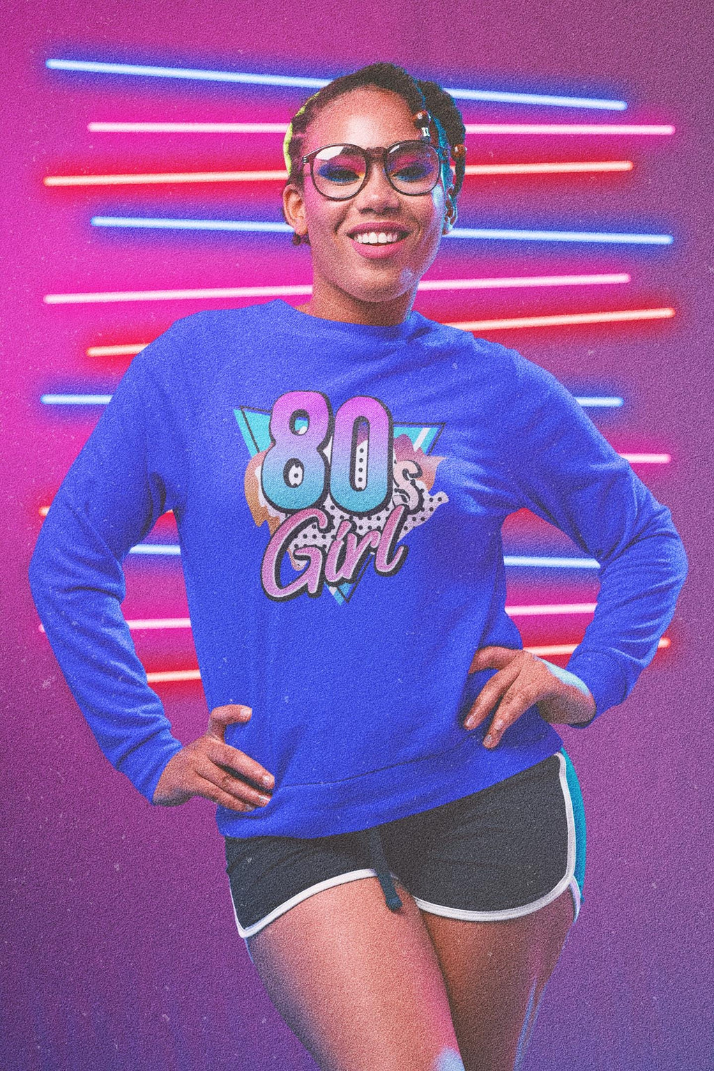 Sweatshirt „Back To The 80‘s“ Set-In-Sweat 80/20