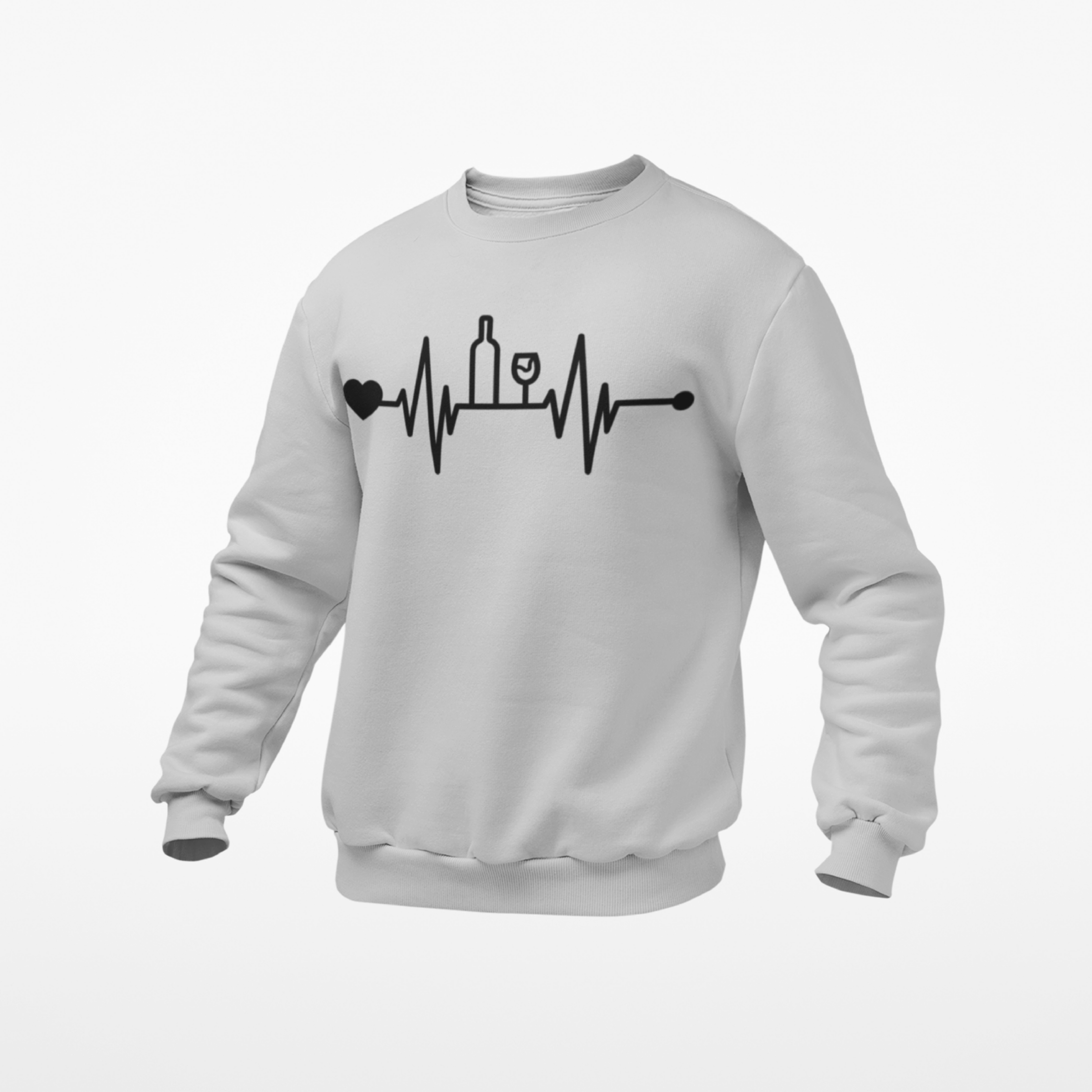 Sweatshirt HEARTBEAT - 80/20 lightweight