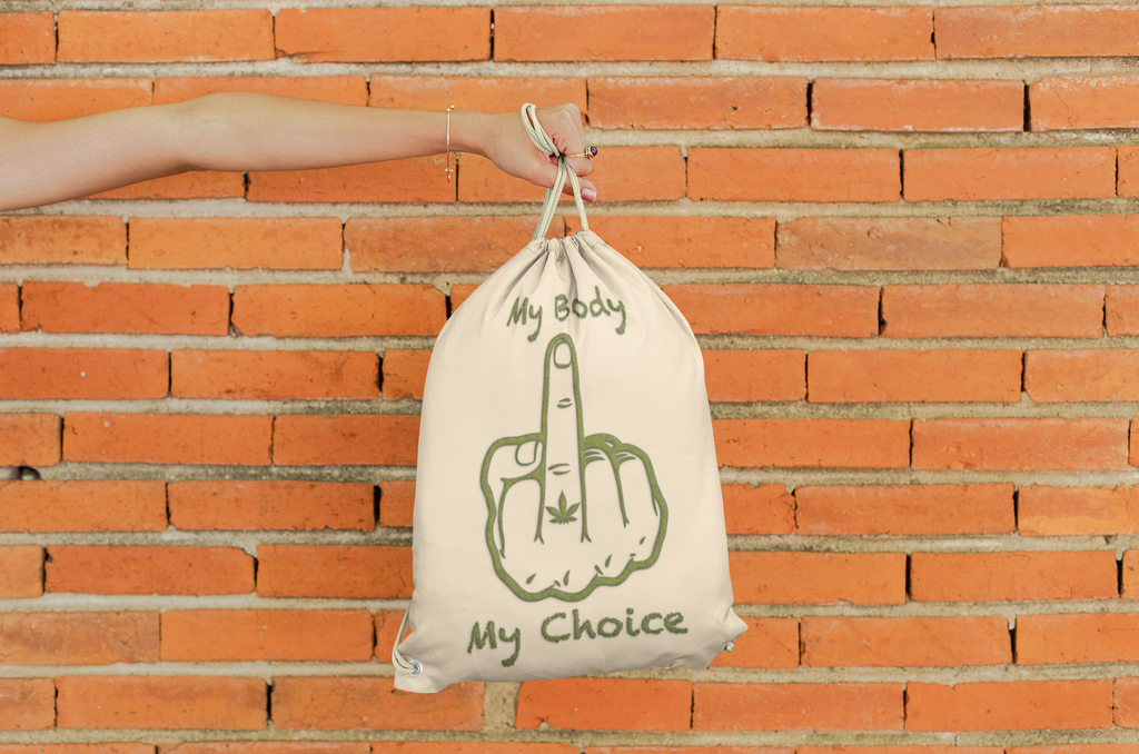 String-Bag „MY BODY - My Choice“ Rucksacktasche