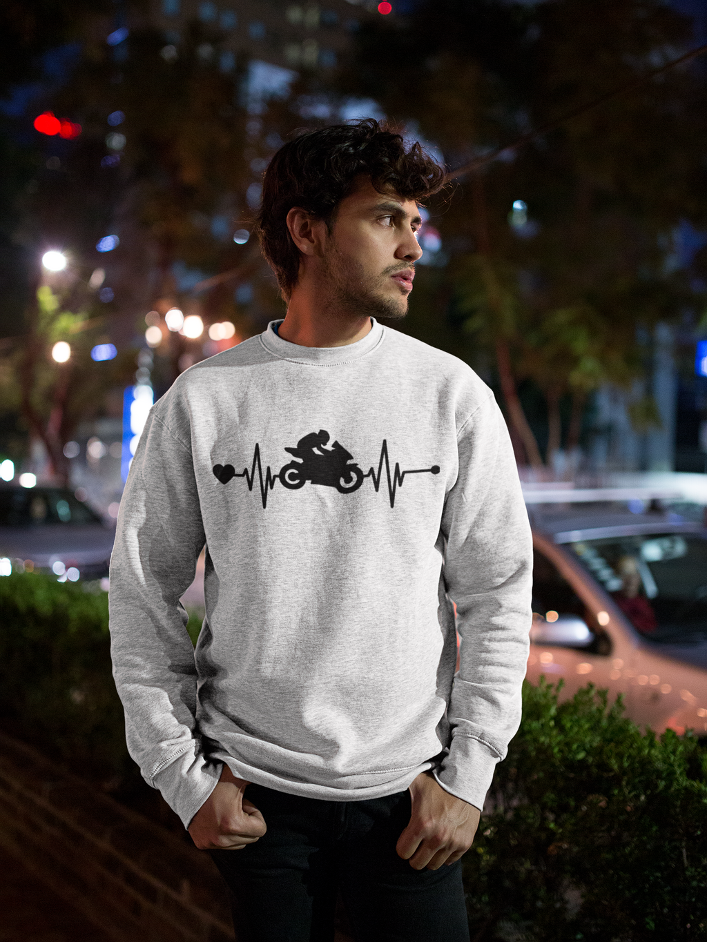 Sweatshirt HEARTBEAT - 80/20 lightweight