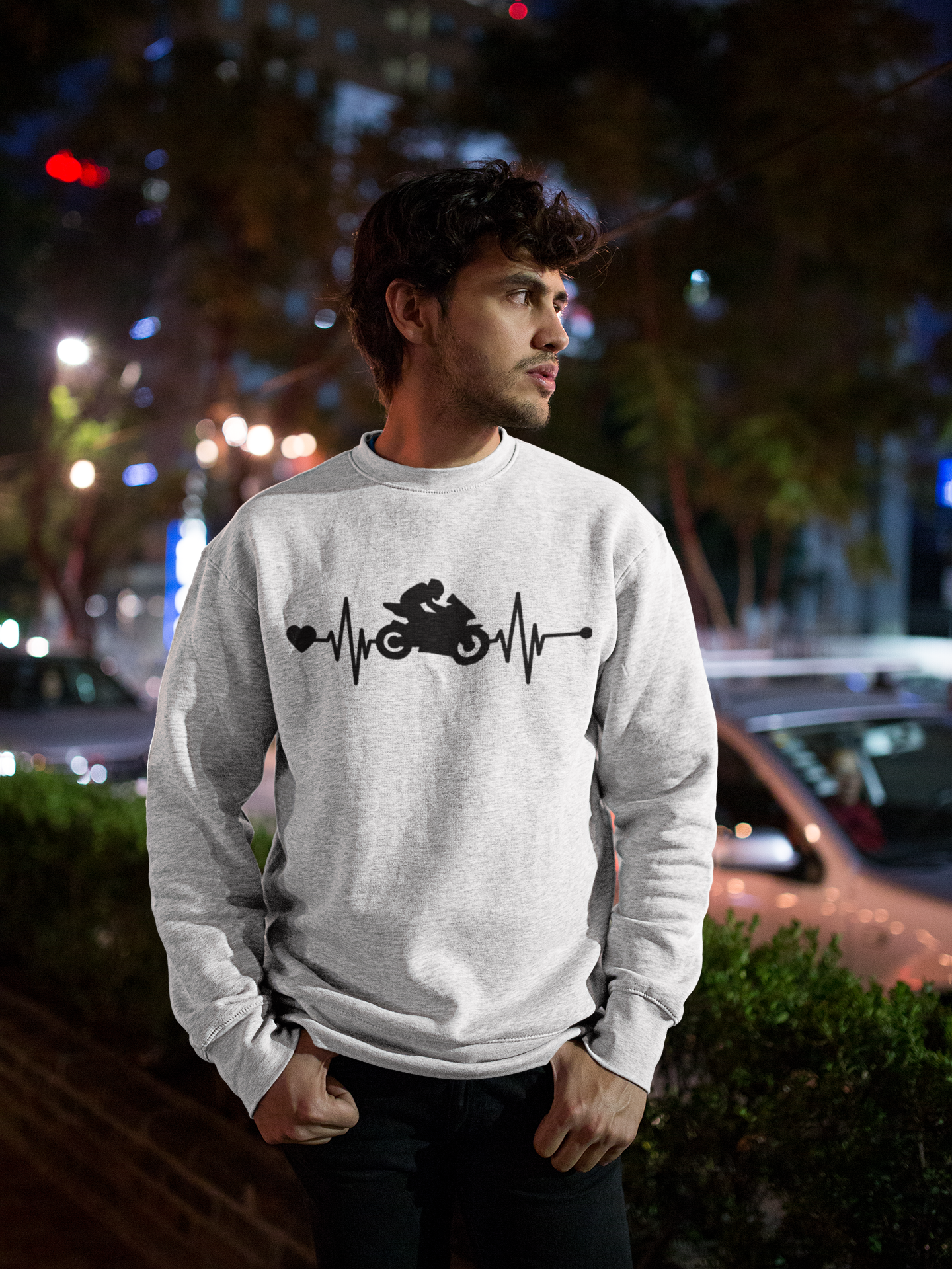 Sweatshirt HEARTBEAT - 80/20 lightweight