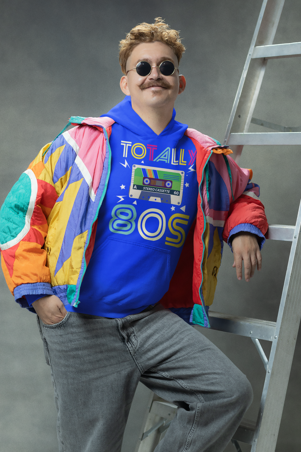 Hoodie  „Back To The 80‘s“ Sweater Kapuzenpullover